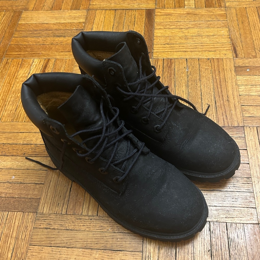 Waterproof Black Timberland Boots Size 37.5